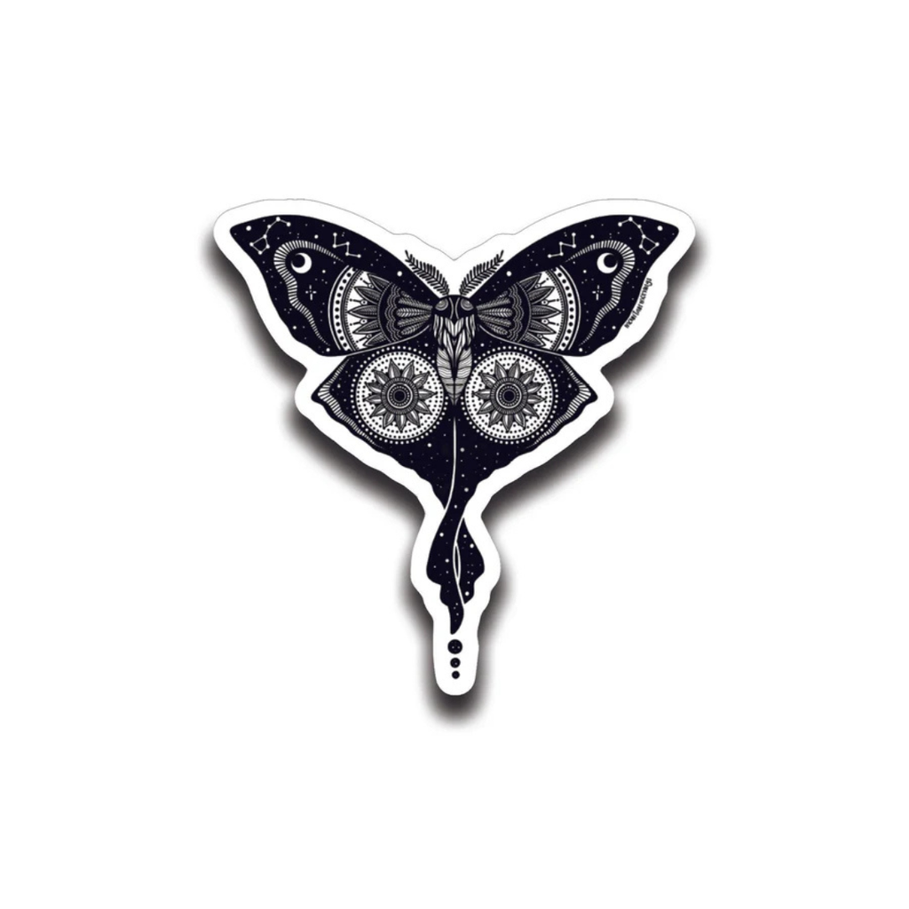 Outdoor Vinyl Sticker - Luna Moth by Mountain Mornings