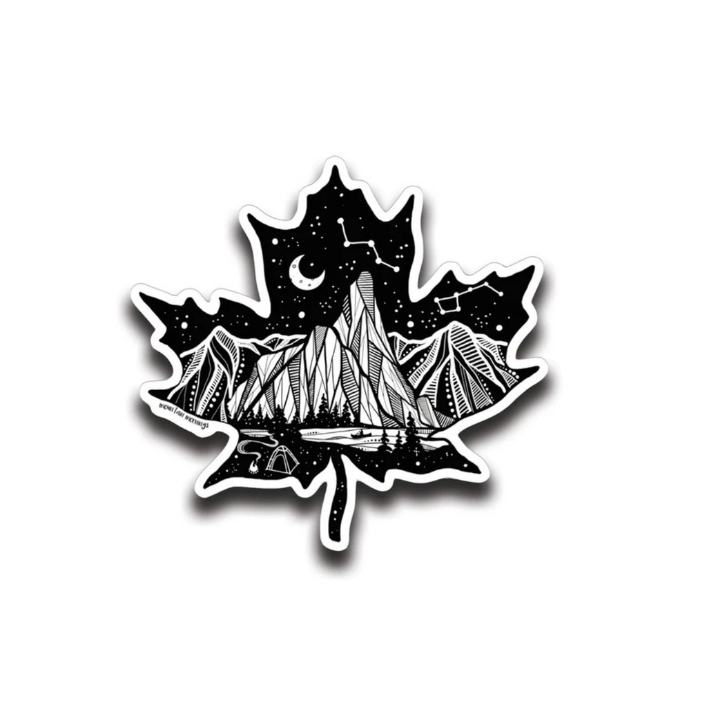 Outdoor Vinyl Sticker - Maple Leaf by Mountain Mornings