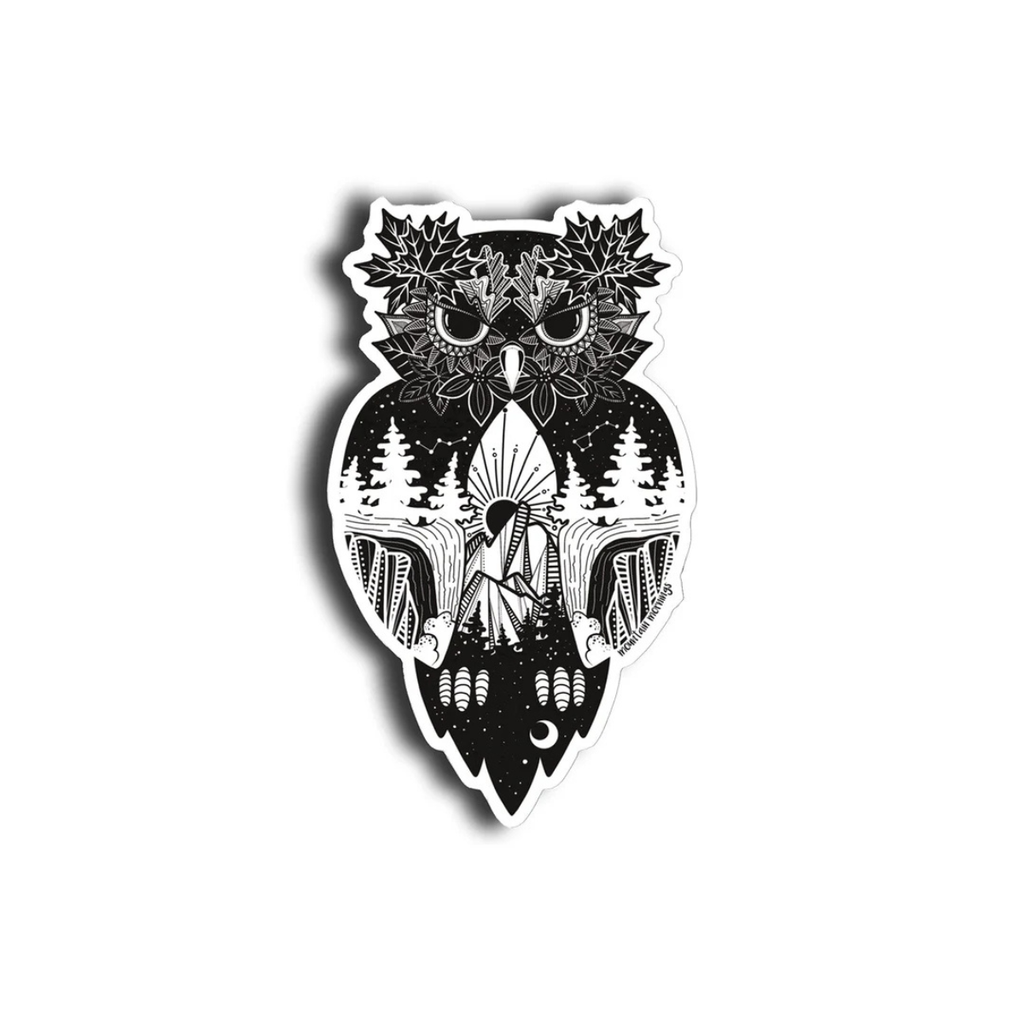 Outdoor Vinyl Sticker - Owl by Mountain Mornings