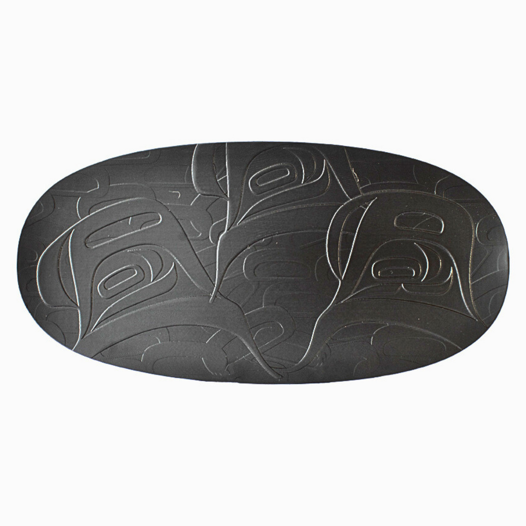 Oval Serving Platter - Sea to Sky by Corrine Hunt (Large)-Platter-Panabo-[hostess christmas gift]-[ideas for corporate gifts]-[staff gift ideas made in bc]-All The Good Things From BC