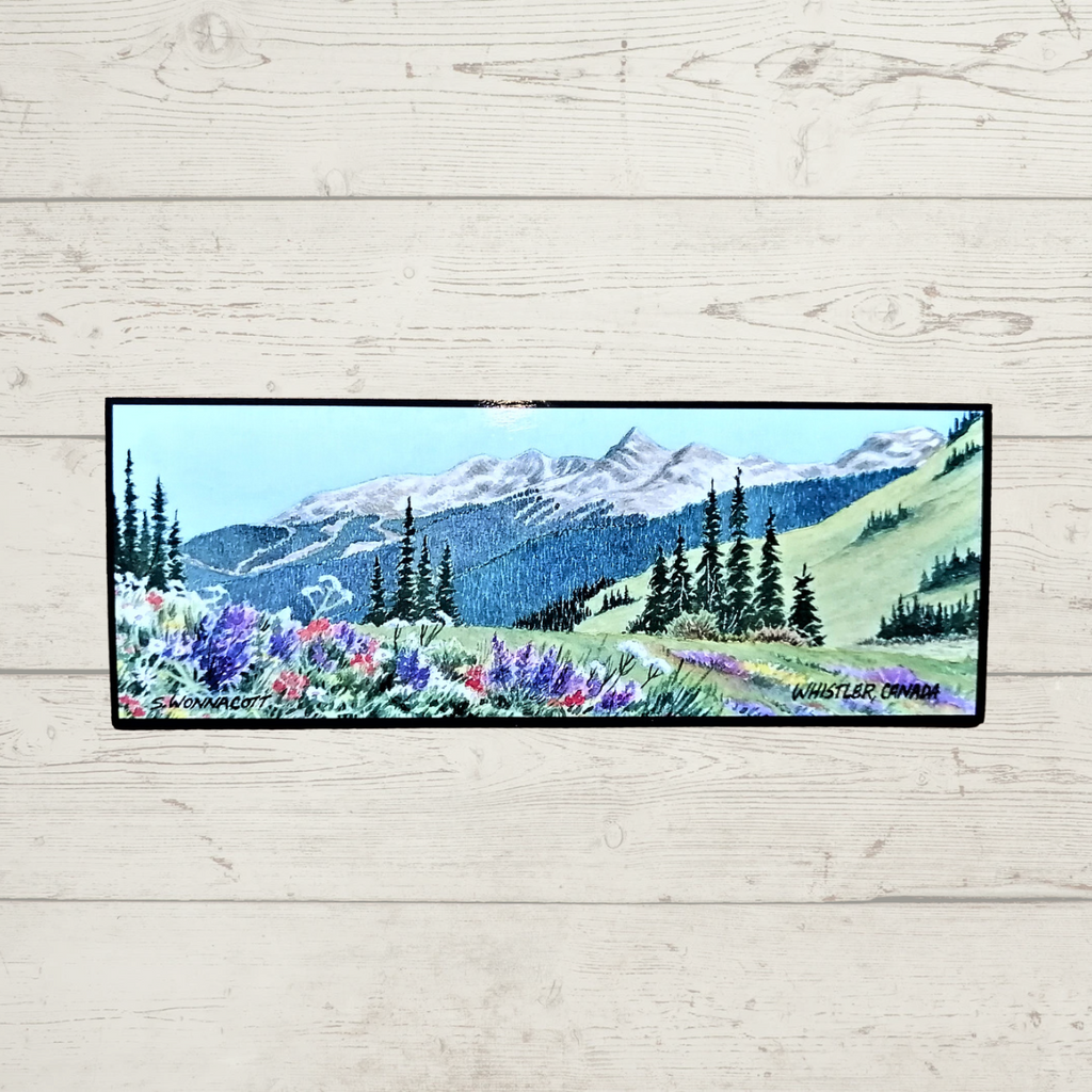 Paper Bookmark - Alpine Wildflowers In Whistler, B.C. by Shelly Wonnacott