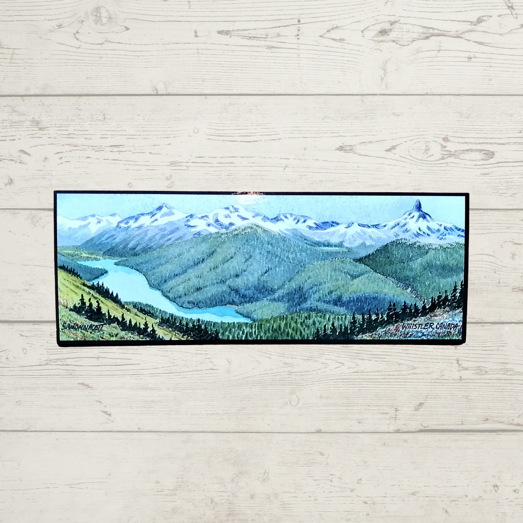 Paper Bookmark - Cheakamus Lake & Black Tusk by Shelly Wonnacott