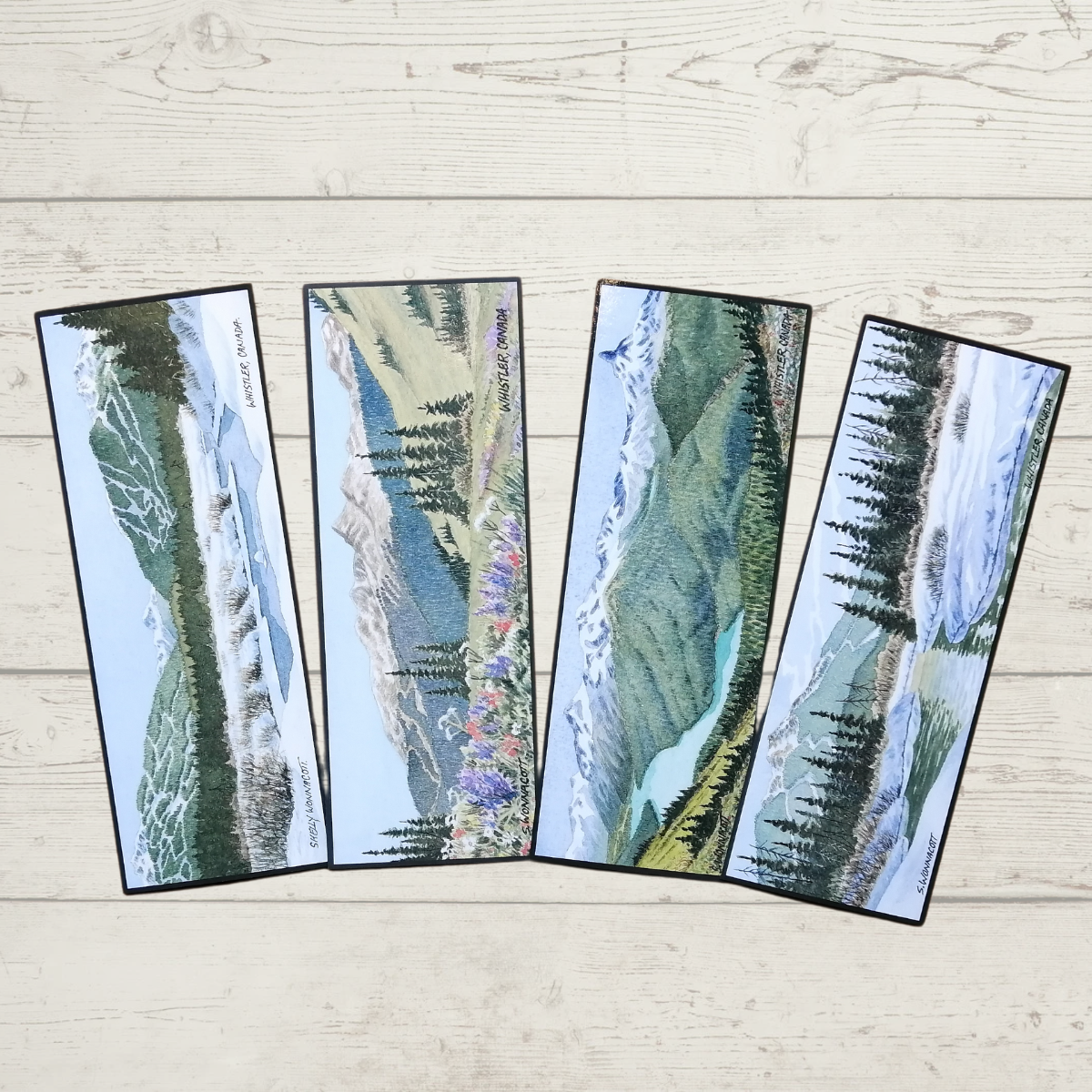 BC Bookmark - Alpine Wildflowers, Whistler by Shelly Wonnacott (Paper ...