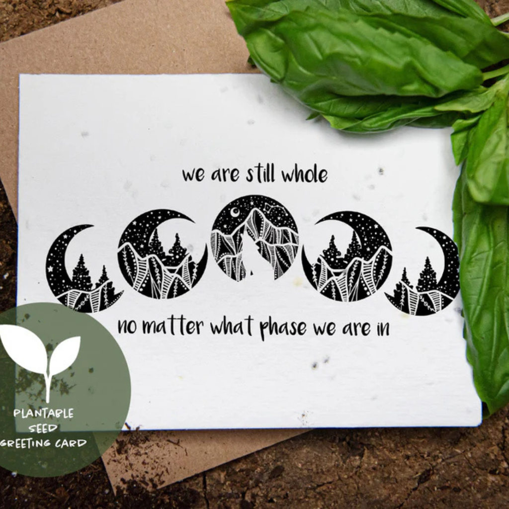 BC Art Greeting Card - We Are Still Whole by Mountain Mornings (Plantable Card)