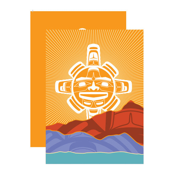 Pocket Notebook - Chilkat Sun by Nahaan