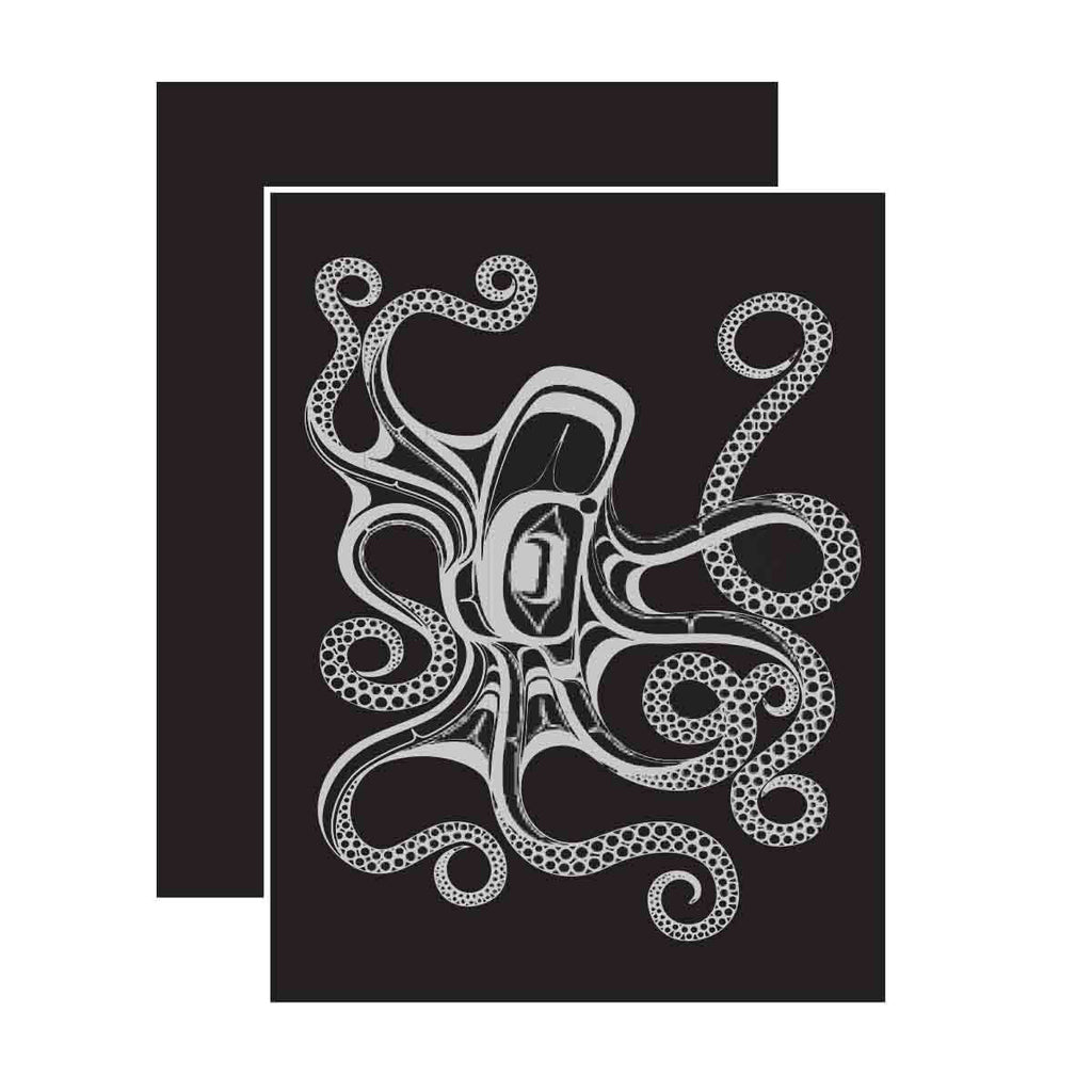 Pocket Notebook - Octopus (Nuu) by Ernest Swanson (Stlaay hlang'laas)