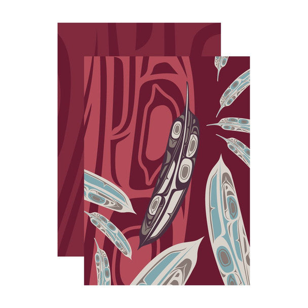 Pocket Notebook - Raven Feathers by Trevor Angus