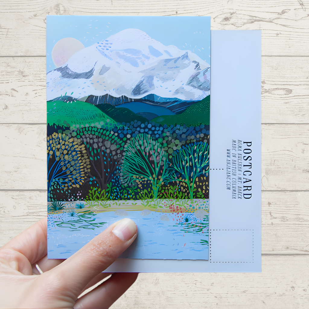 Postcard - Mt. Baker by Anja Jane near "Vancouver, B.C."
