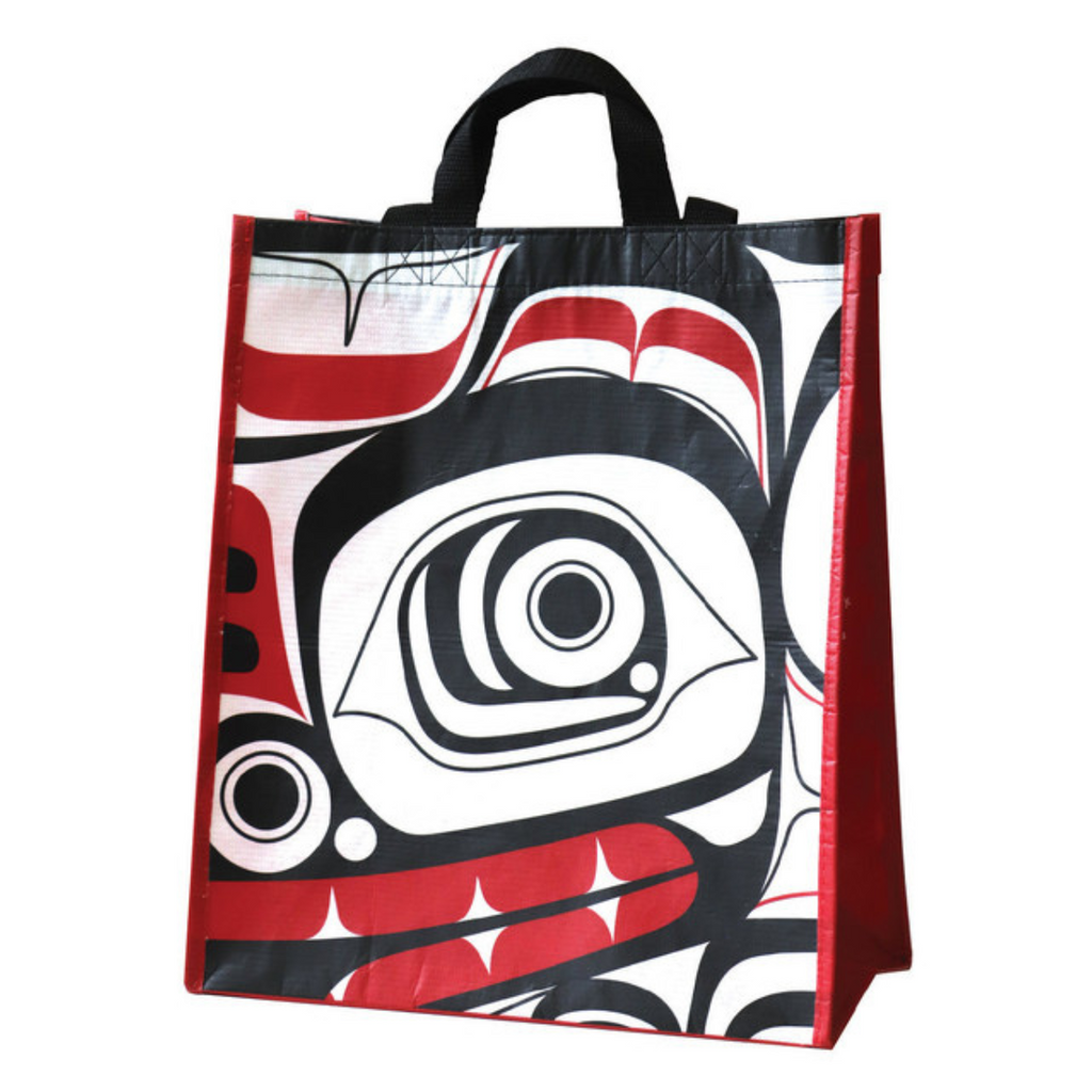 Reusable Shopping Bag - Large - Matriarch Bear by Morgan Asoyuf-Bag-Native Northwest-[best canva tote]-[fun quality shopping bag]-[designed in bc canada]-All The Good Things From BC