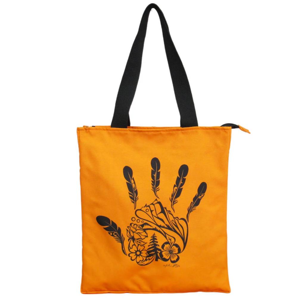 Reusable Tote Bag - Gitxsan Hand by Michelle Stoney