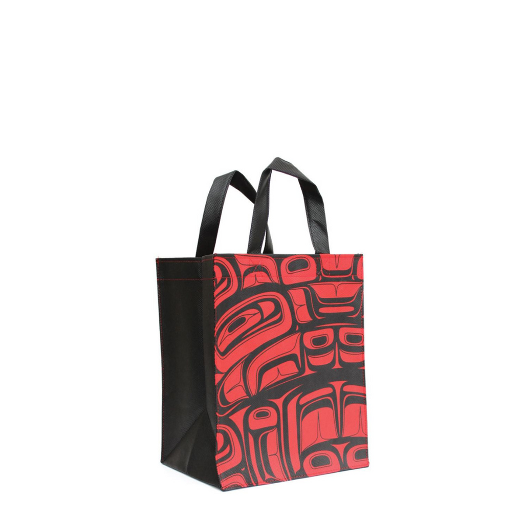 Reusable Shopping Bag - Small - In Spirit by Corey W. Moraes-Bag-Native Northwest-[best canva tote]-[fun quality shopping bag]-[designed in bc canada]-All The Good Things From BC
