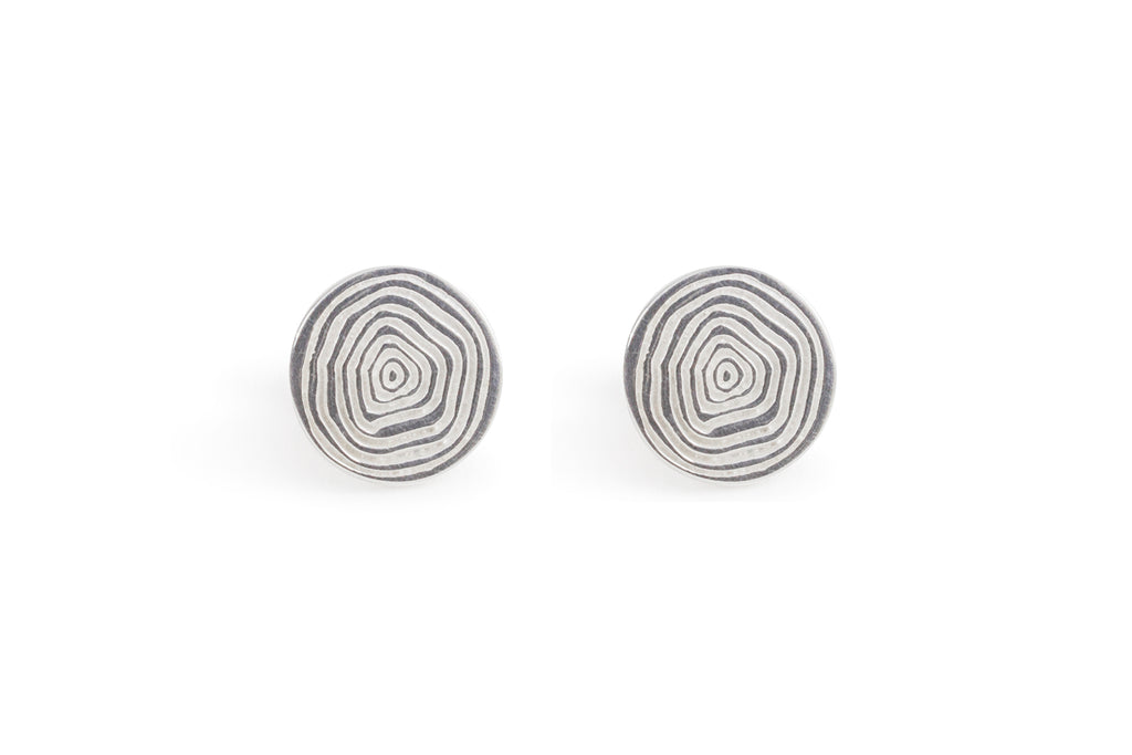 Silver Earrings - Studs - Life by Treeline Collective