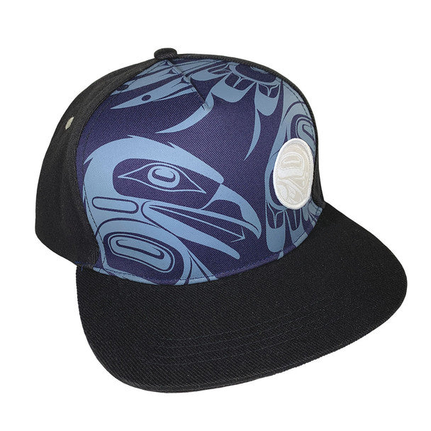 Snap Back Hat - Raven Moon by Allan Weir