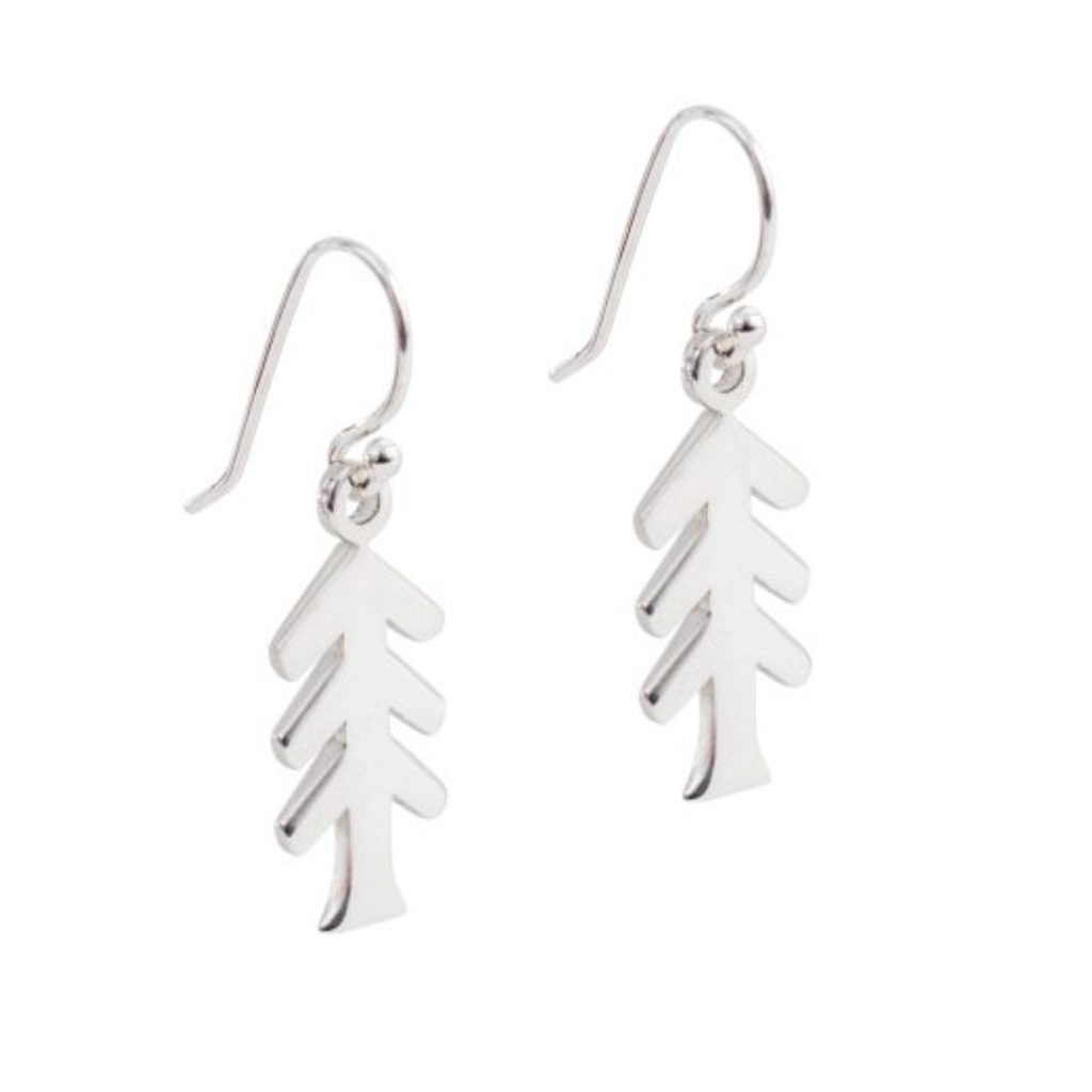Sterling Silver Dangle Earrings - Tree by Treeline Collective