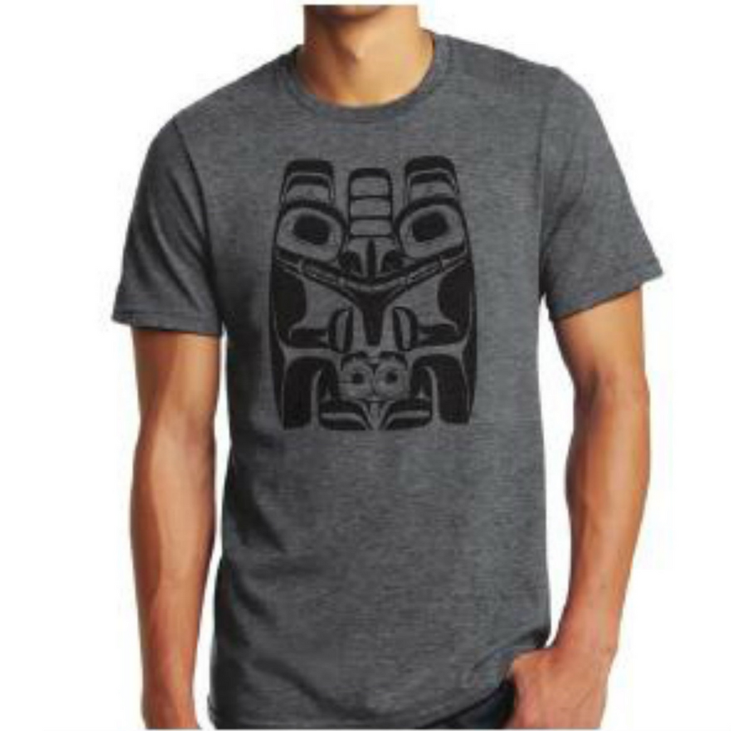 Men's T-Shirt - Bear by Allan Weir-T-Shirt-Native Northwest-[cool mens tees]-[best cotton t-shirts for men]-[native artist designed t-shirt]-All The Good Things From BC