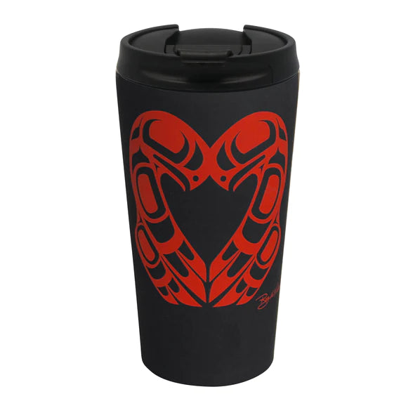 Travel Coffee Mug - Eagle Heart by Roy Henry Vickers