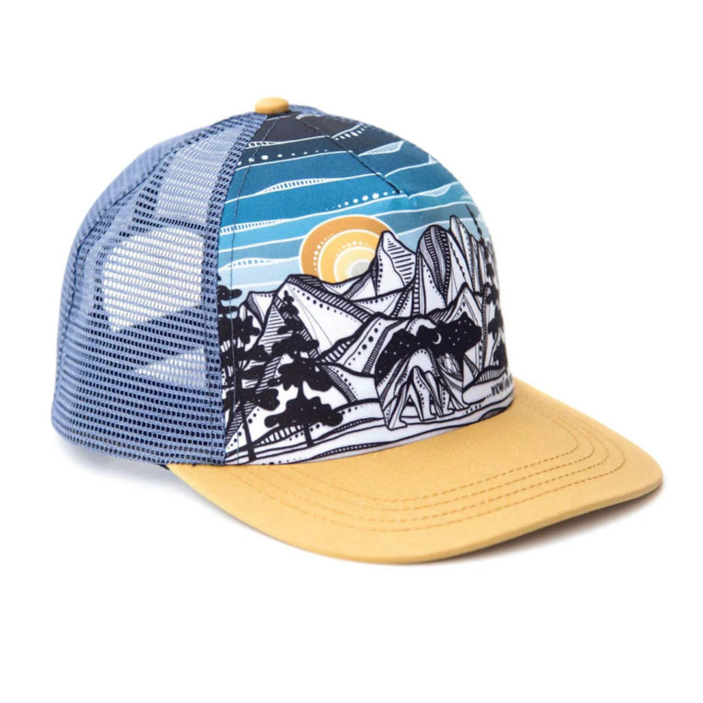 Trucker Hat - Bear & Mountains by Mountain Mornings & Ambler (Youth Size)