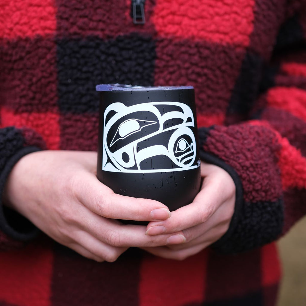 Insulated Wine Tumbler 11 oz - Raven by Roy Henry Vickers – All The ...