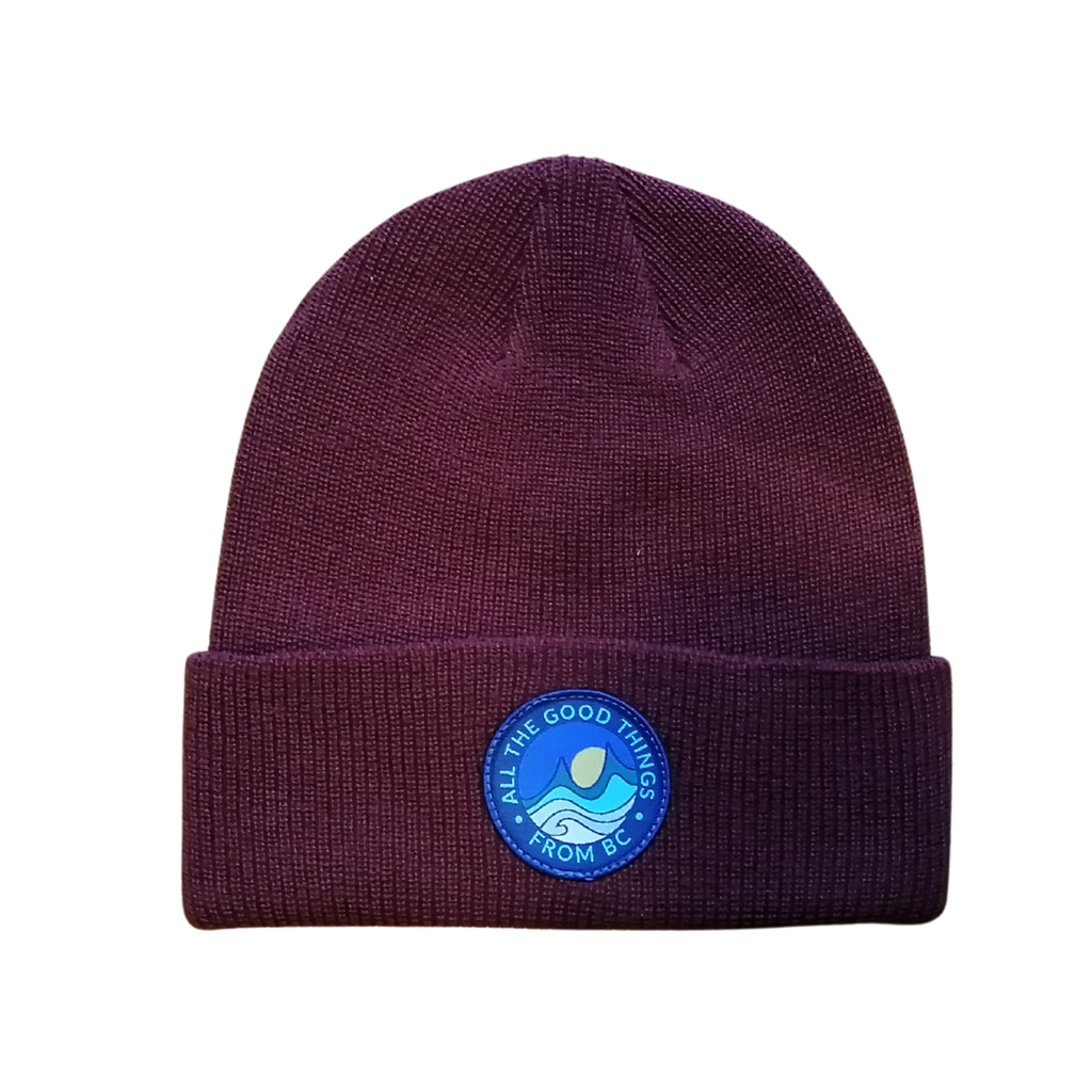 Tuque - Winter Hat - Toque - All The Good Things From BC - Whistler - AGBC - Rust - Patch