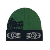 Tuque - Grizzly by Maynard Johnny Jr.-Winter Hat-Native Northwest-[cool snap back hat]-[native design hat]-[nice snap back hat men]-All The Good Things From BC