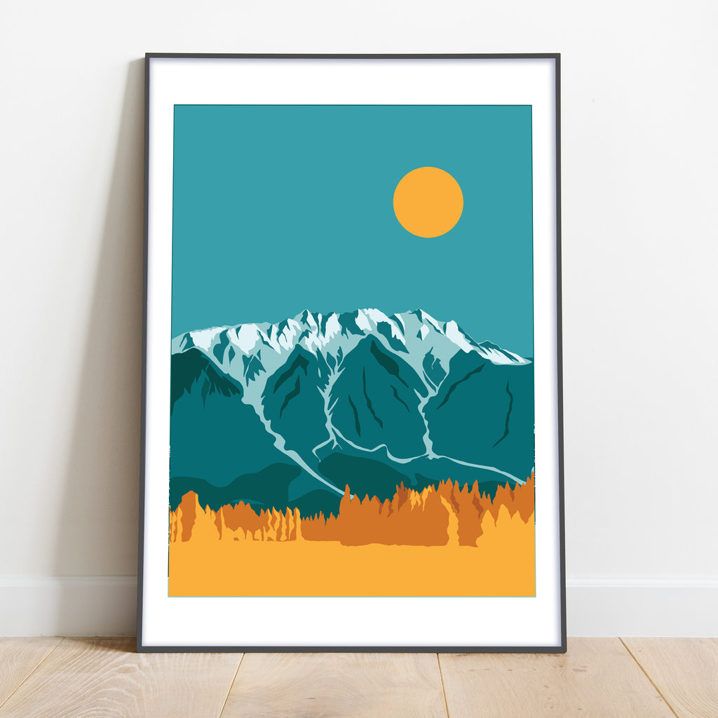 Wall Art Print - Ts'zil (Mt. Currie) by Ivivid Design (12x16, Paper)