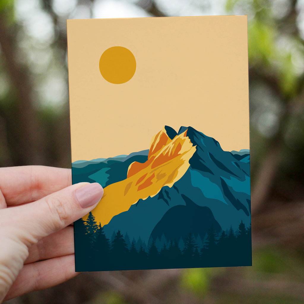 Wall Art Print -  Tsewílx (Tantalus Range) in Sea to Sky by Ivivid Design (5x7, Paper)