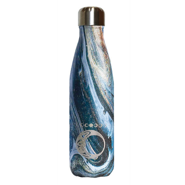 Water Bottle 17 oz -  Moon Phases by Maynard Johnny Jr.