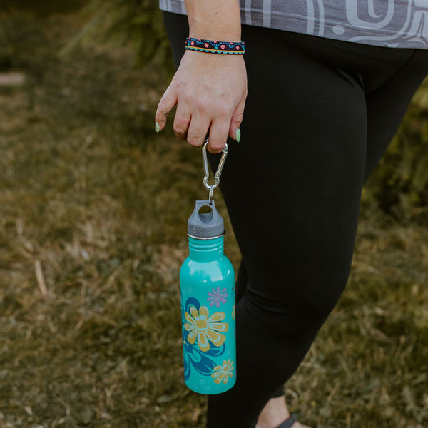 Water Bottle - Bee and Blossoms by Paul Windsor