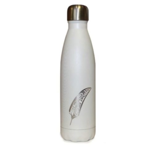 Water Bottle - Gift of Honour by Francis Horne Sr.-Water Bottle-Native Northwest-[canadian water bottles]-[gift water bottles]-[designer water bottles]-All The Good Things From BC