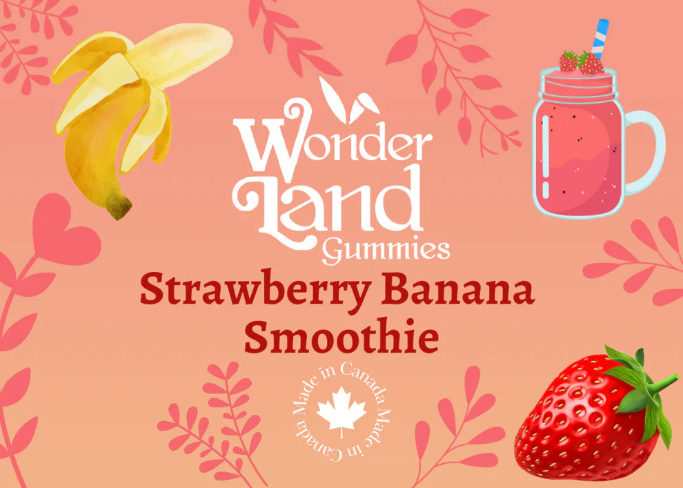 Wonderland Gummies - Strawberry Banana Smoothie