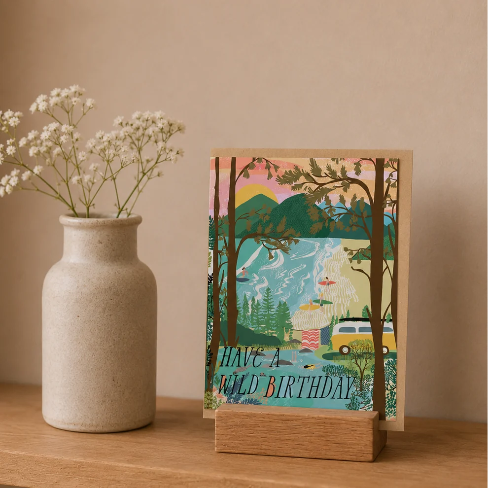 BC Art Greeting Card - Have A Wild Birthday by Anja Jane