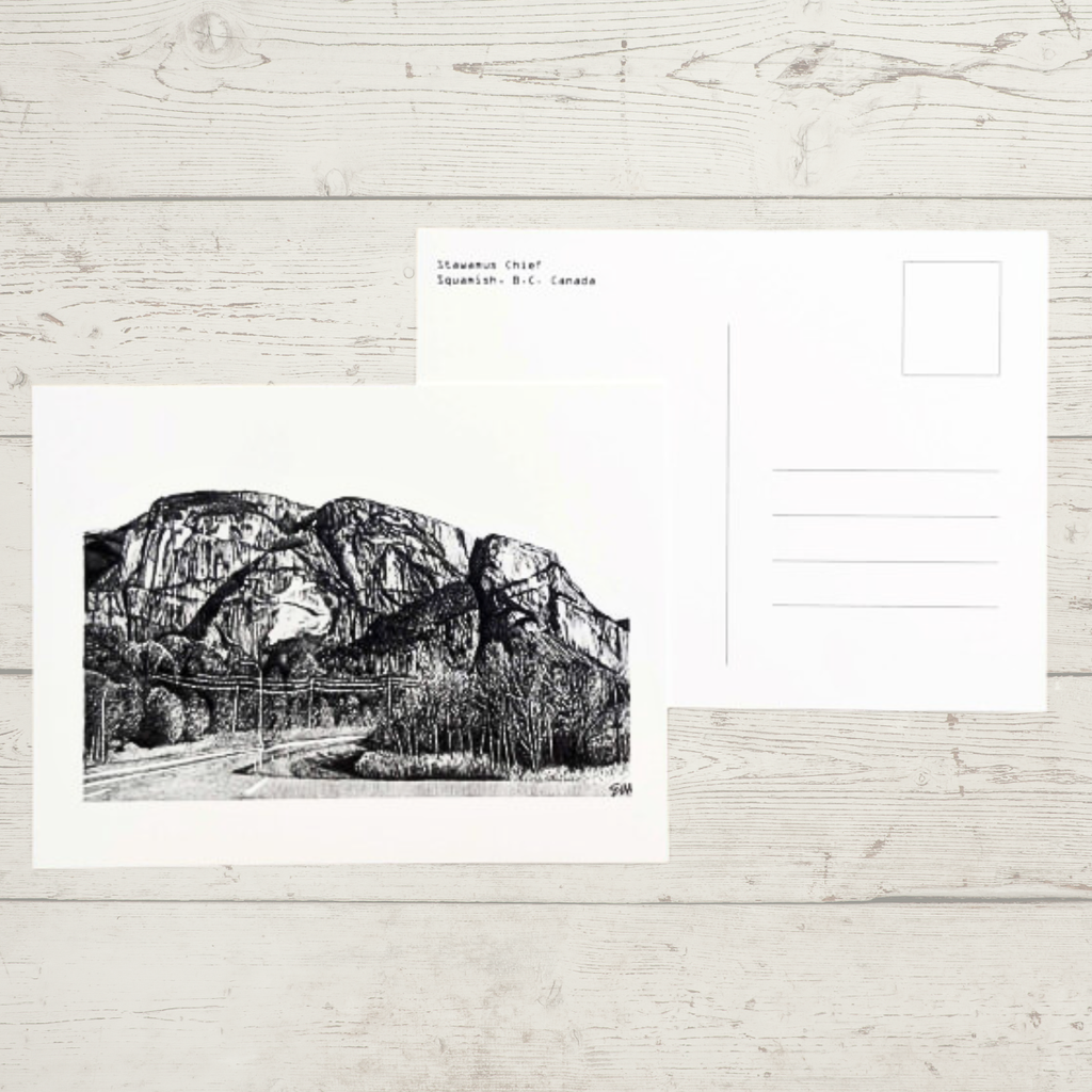 BC Postcard - Stawamus Chief by Elaine Morrow