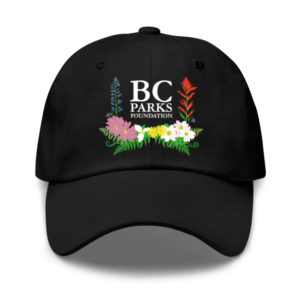 Dad Hat - BC Wildflowers by BC Parks Foundation (Black)