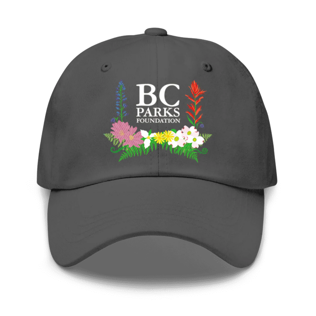 Dad Hat - BC Wildflowers by BC Parks Foundation (Dark Grey)