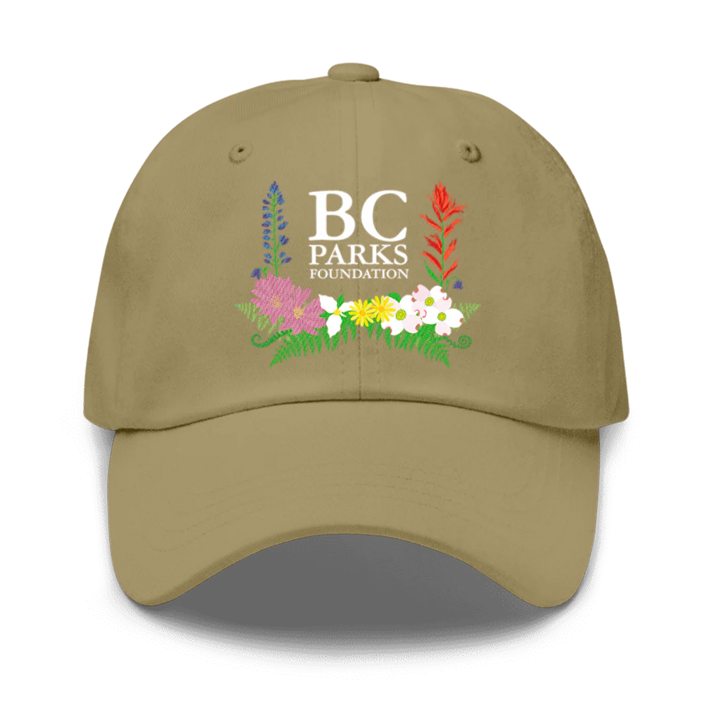 Dad Hat - BC Wildflowers by BC Parks Foundation (Khaki)