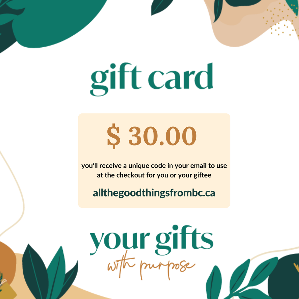 Gift Card - $30.00