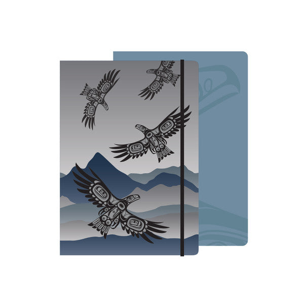 Hardcover Journal - Soaring Eagle by Corey Bulpitt (Ta’kiid Aayaa)