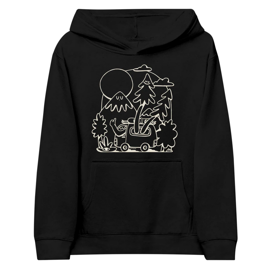 Hoodie - Bon Voyage by Turbo Bambi & BC Parks Foundation (Kids, Black)