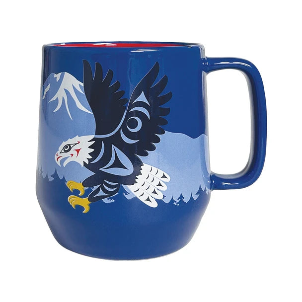 Ceramic Coffee Mug 20 oz - Eagle by Terry Horne
