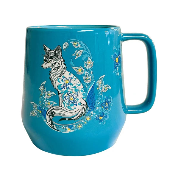 Ceramic Coffee Mug 20 oz - Foxy by Deanna Samuel