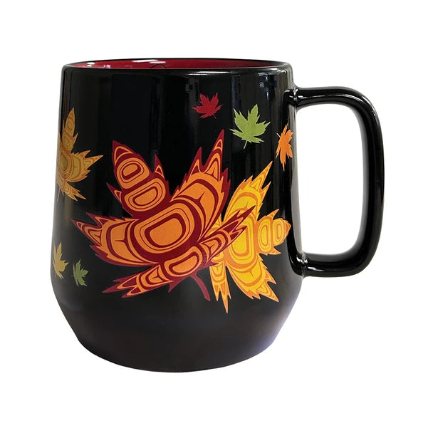 Ceramic Coffee Mug 20 oz - Indigenous Maple by Paul Windsor