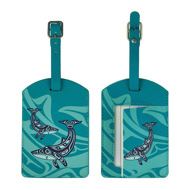 Luggage Tag - Humpback Whale by Gordon White