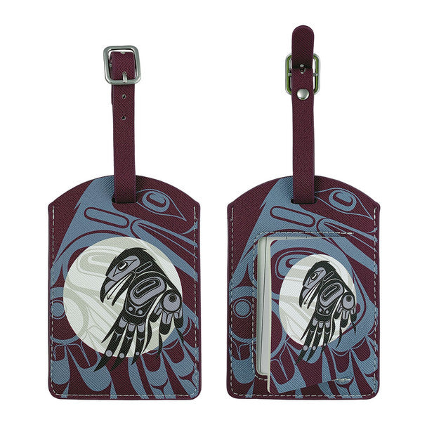 Luggage Tag - Raven Moon by Allan Weir