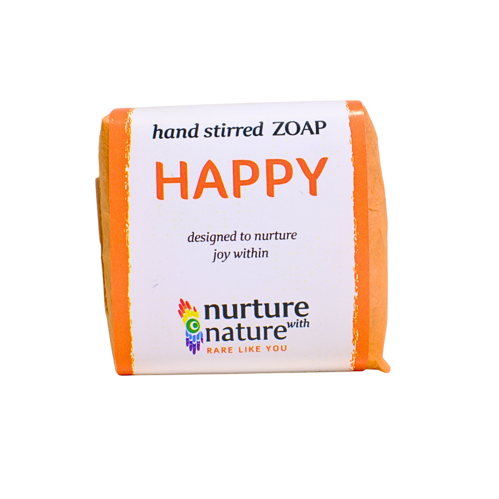 Natural Soap Bar – Happy by Nurture With Nature (42g)
