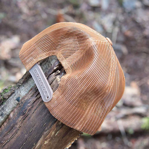 Trucker Hat - Salmon by Mountain Mornings (Cedar Brown)