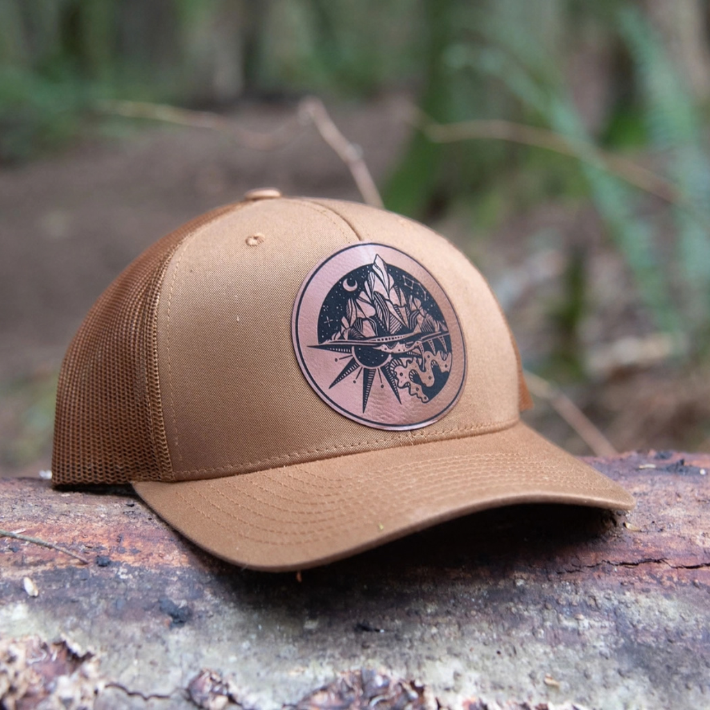 Trucker Hat - Sea To Sky by Mountain Mornings (Cedar Brown)