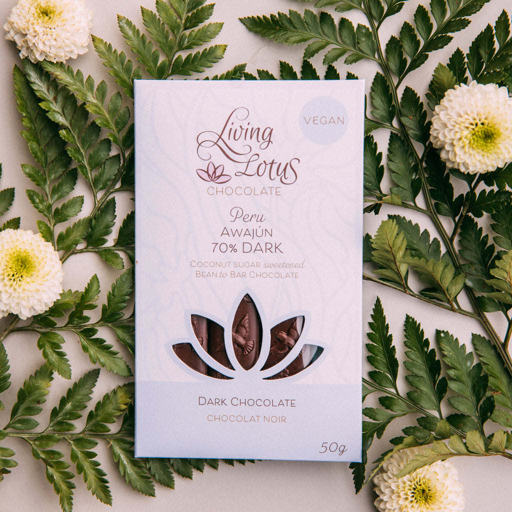 Living Lotus Chocolate - 70% Awajún Dark Chocolate