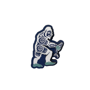 3D Magnet - Spirit Sasquatch by Colby Gates-Magnet-Native Northwest-[fridge magnet]-[authentic indigenous]-[best travel gift]-All The Good Things From BC