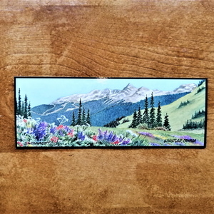 Bookmark - Alpine Wildflowers by Shelly Wonnacott-Card-Shelly Wonnacott-[made in bc]-[whistler artist]-[whistler memory]-All The Good Things From BC