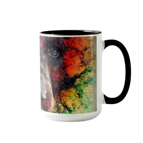 Coffee Mug - Rainbow Bear by Justin LeRose